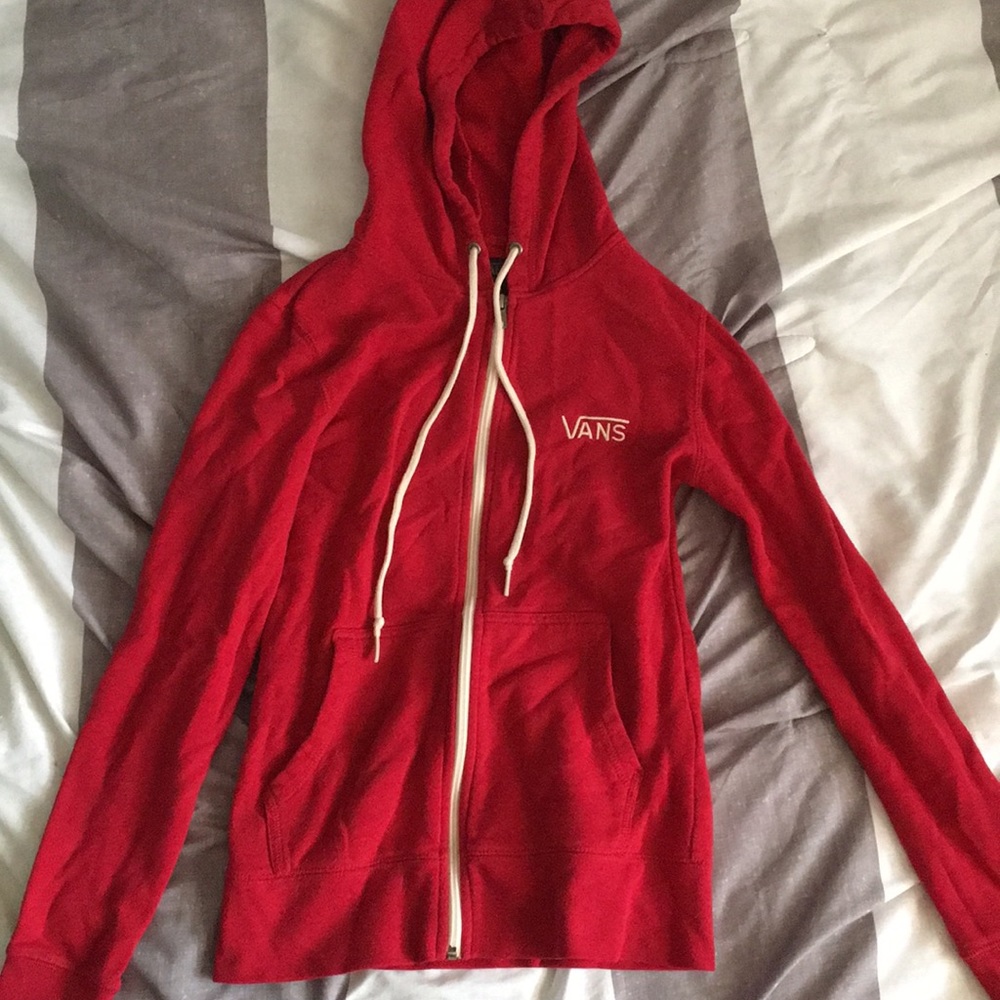 Vans skater zip up with hood